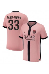 Paris Saint-Germain Warren Zaire-Emery #33 Fotballdrakt Tredje Klær 2024-25 Korte ermer